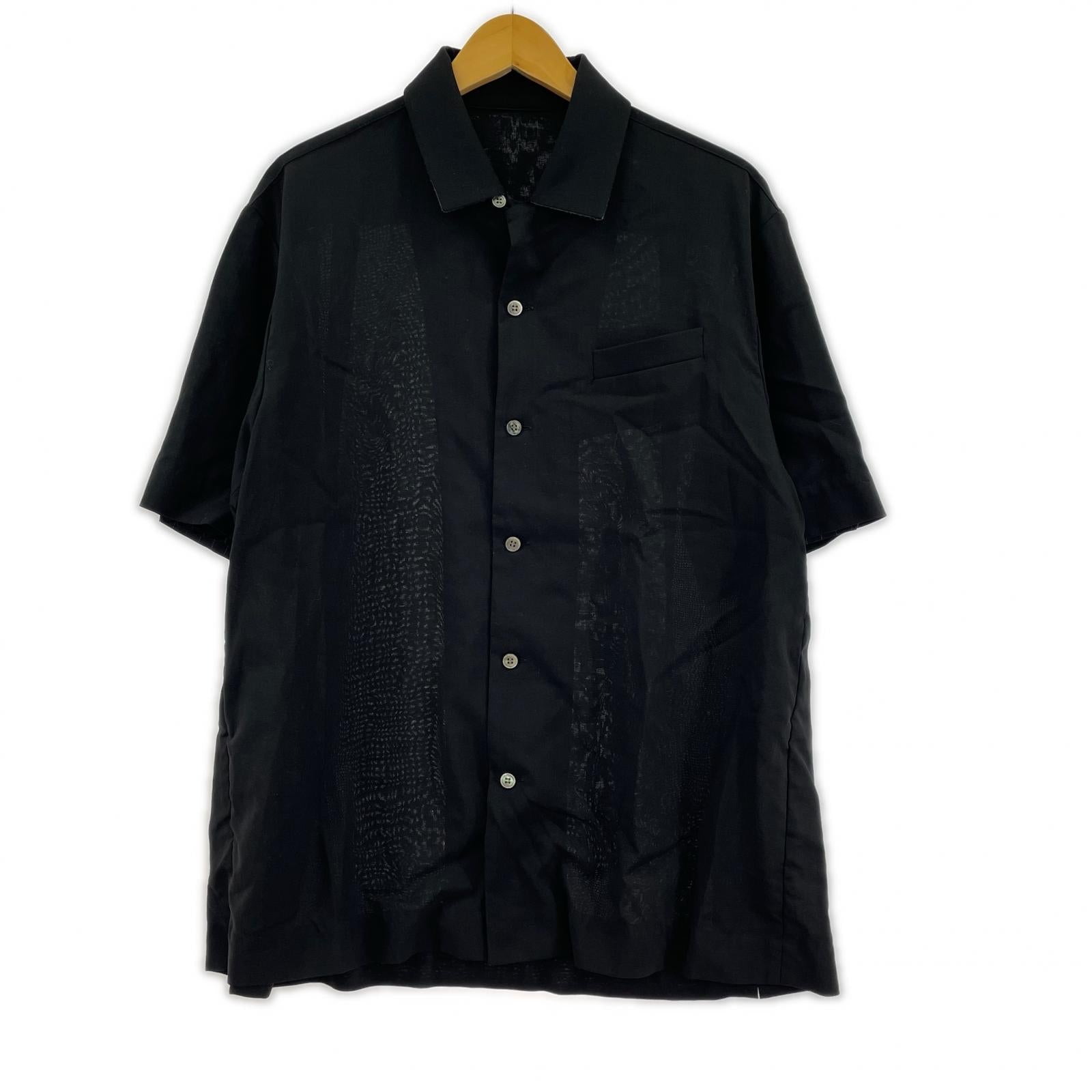 半袖シャツ Suiting shirt 2 ブラック