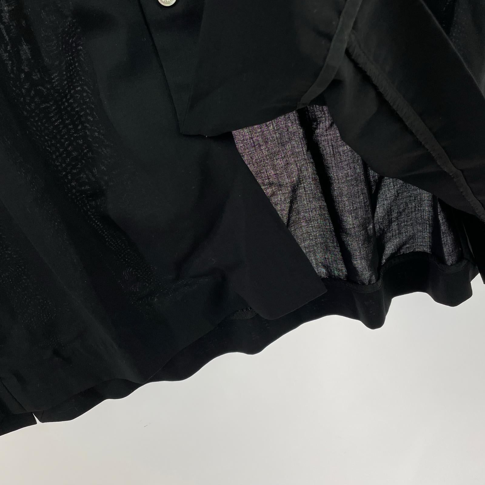 半袖シャツ Suiting shirt 2 ブラック