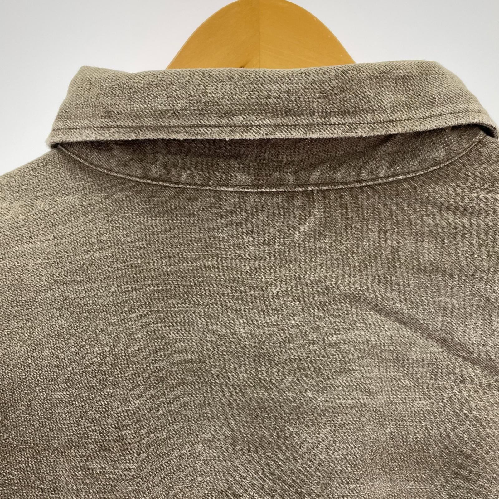 長袖シャツ DRESS DENIM SHIRT 2 ブラウン