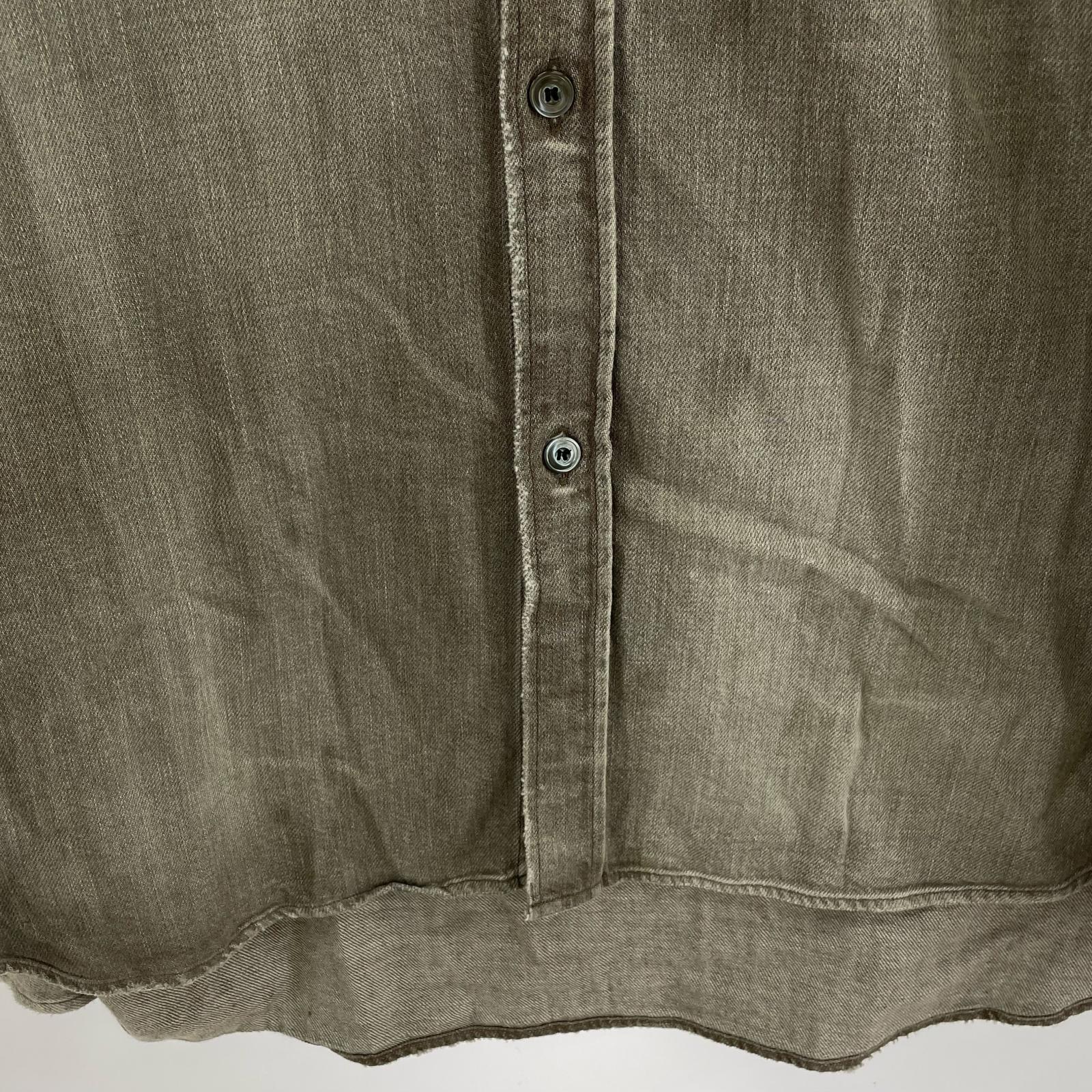 長袖シャツ DRESS DENIM SHIRT 2 ブラウン