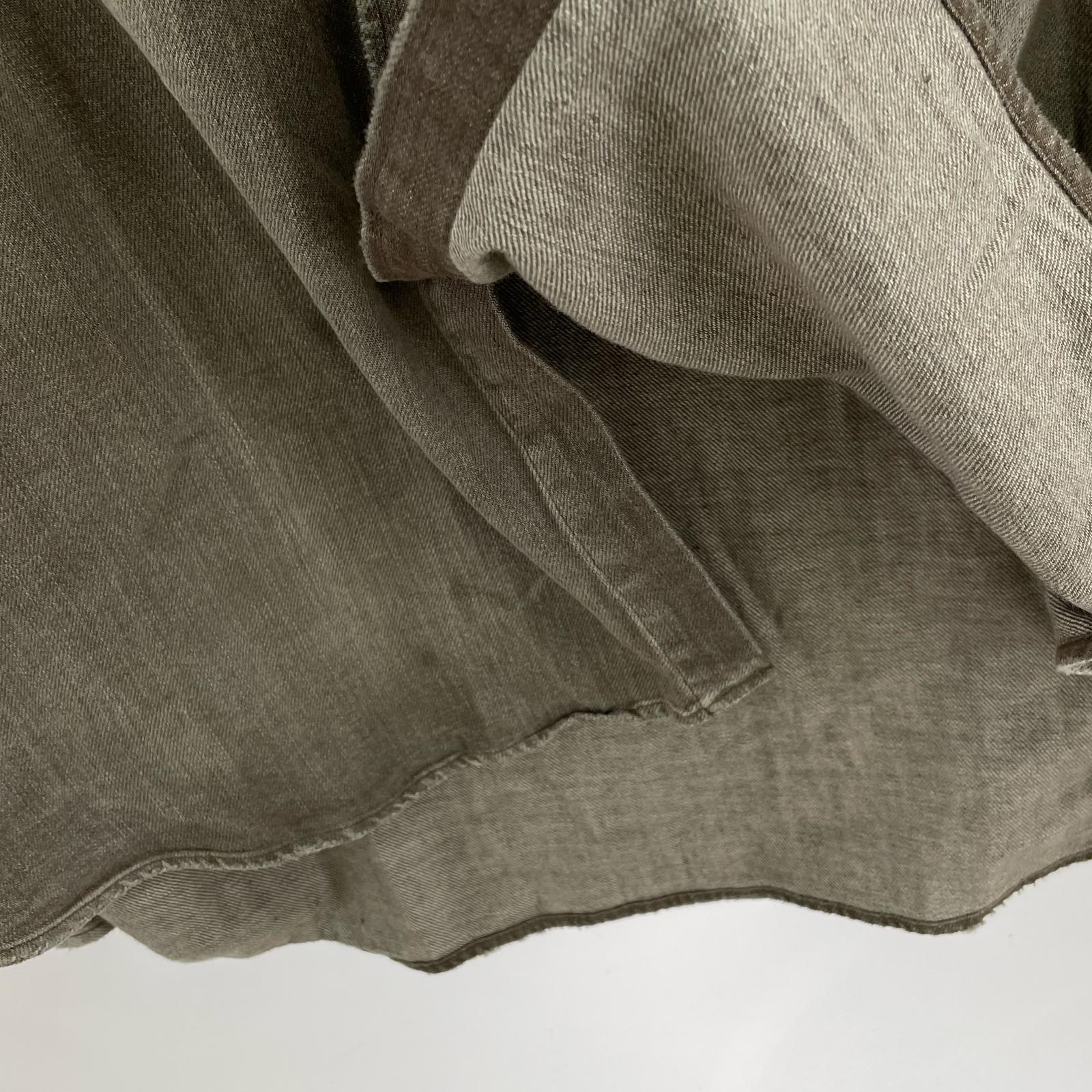 長袖シャツ DRESS DENIM SHIRT 2 ブラウン