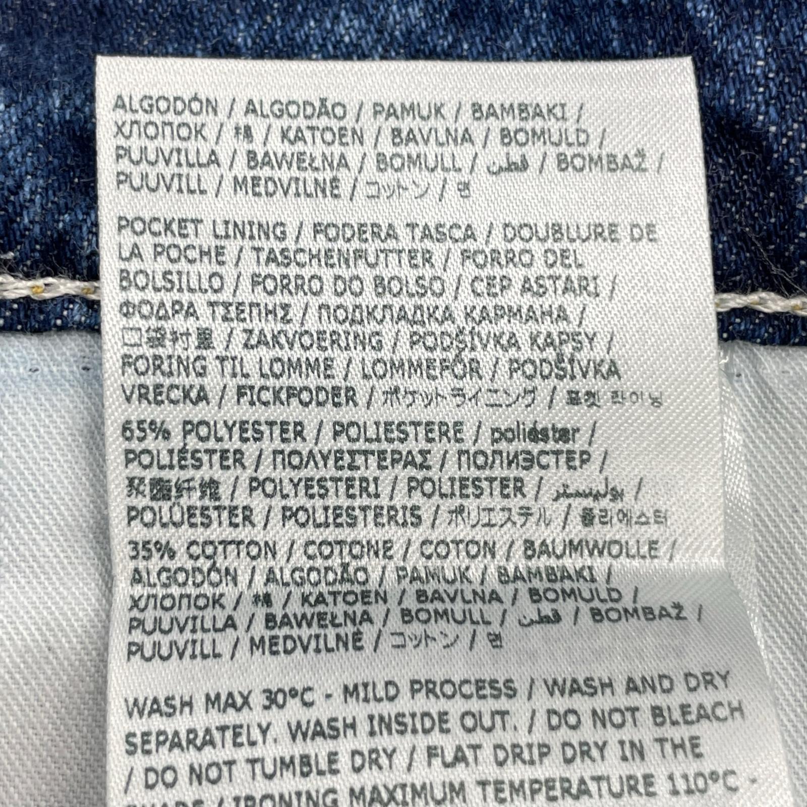 デニムパンツ Garment Dyed Japanese DENIM 29 ブルー
