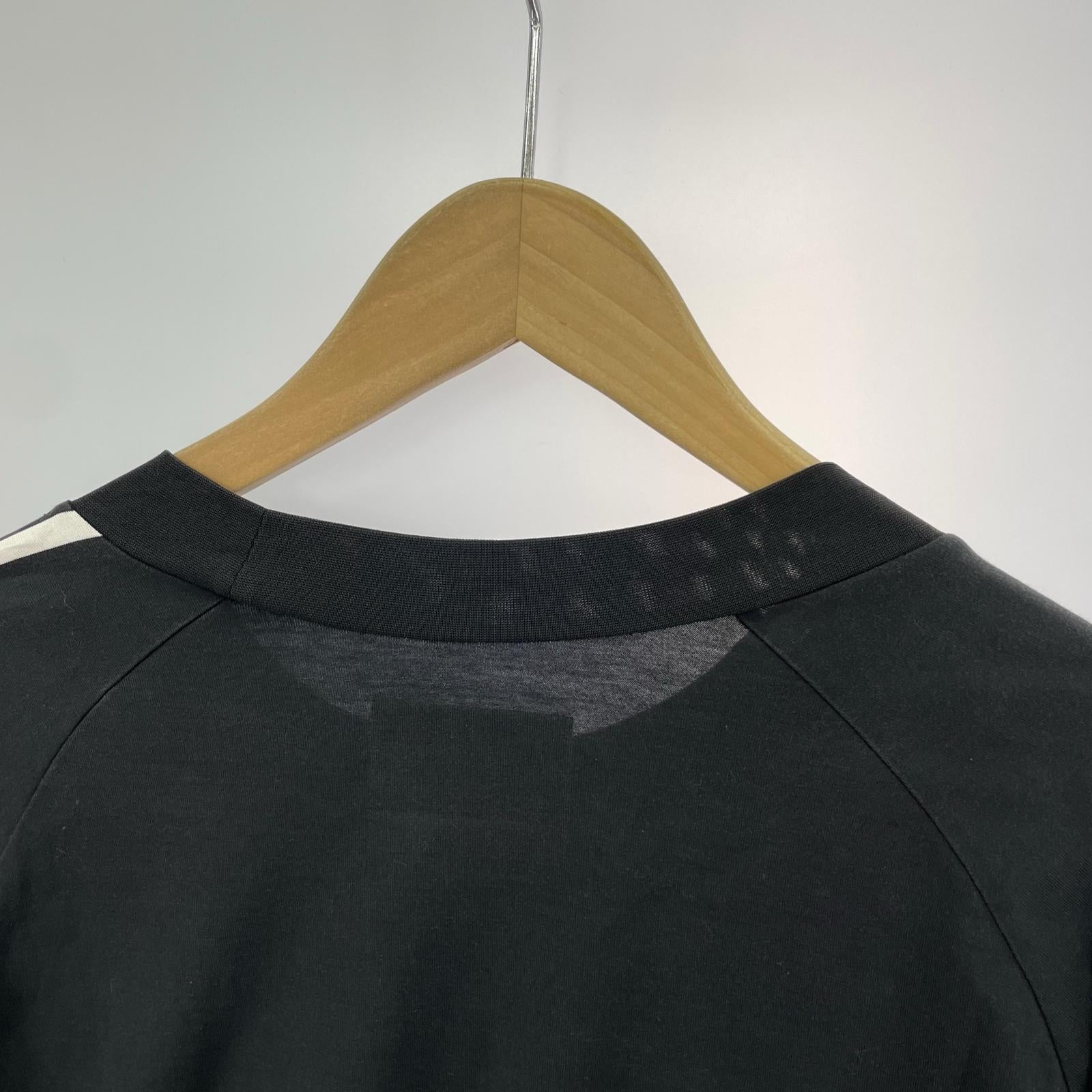 長袖Tシャツ STRIPES LONG SLEEVE TEE LL ブラック
