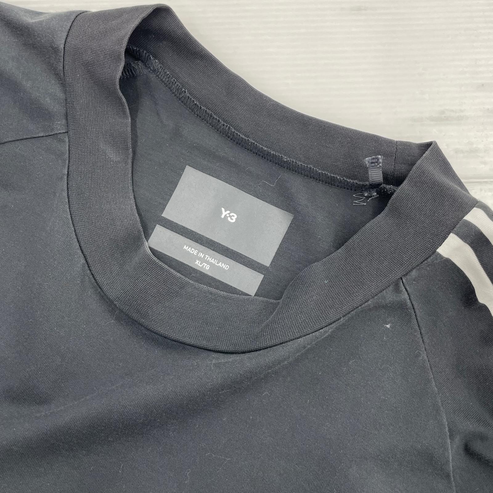 長袖Tシャツ STRIPES LONG SLEEVE TEE LL ブラック