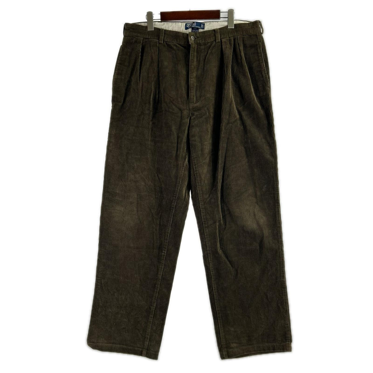 パンツ 90s ANDREW 2タックコーデュロイパンツ ブラウン