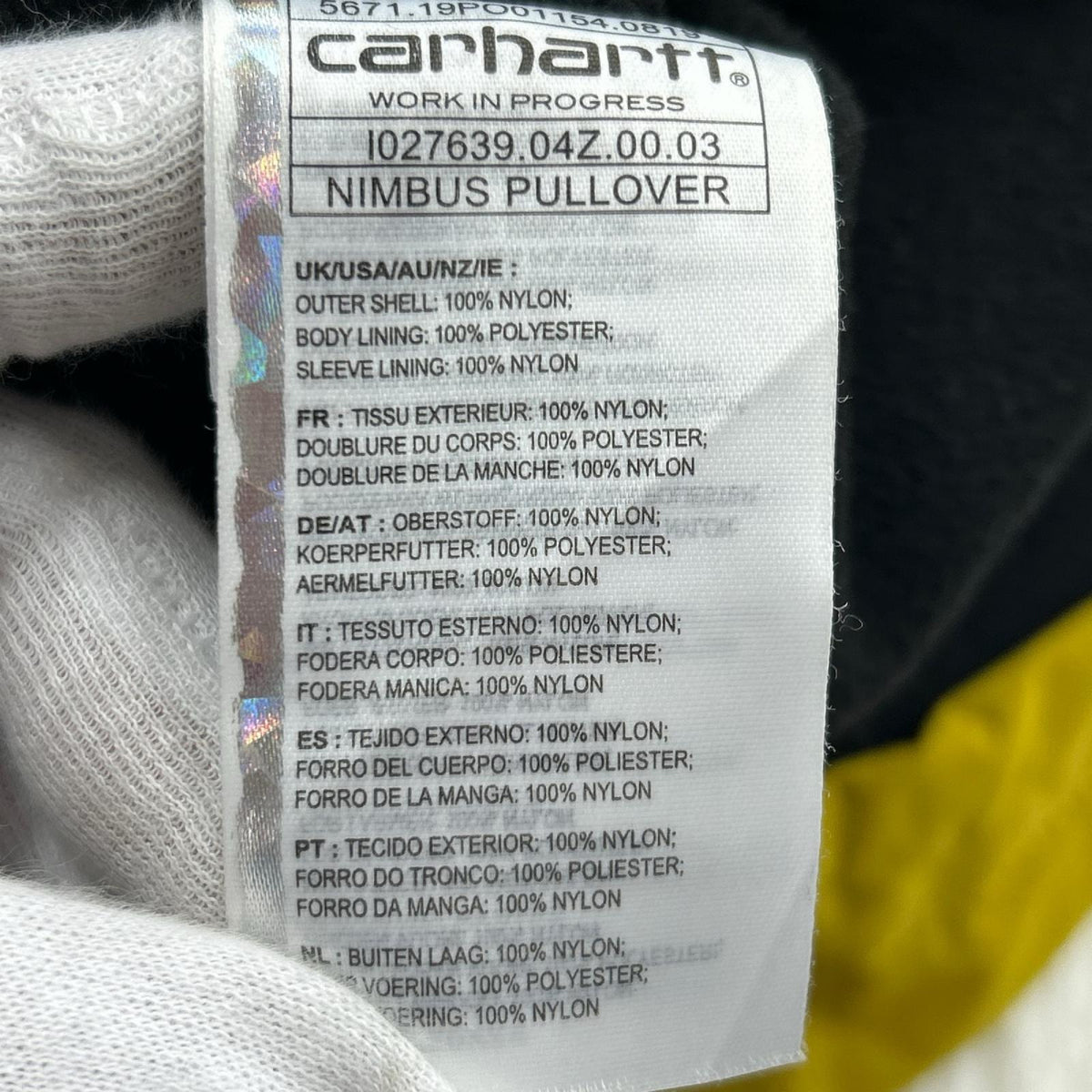 ジャケット WIP Nimbus Pullover L