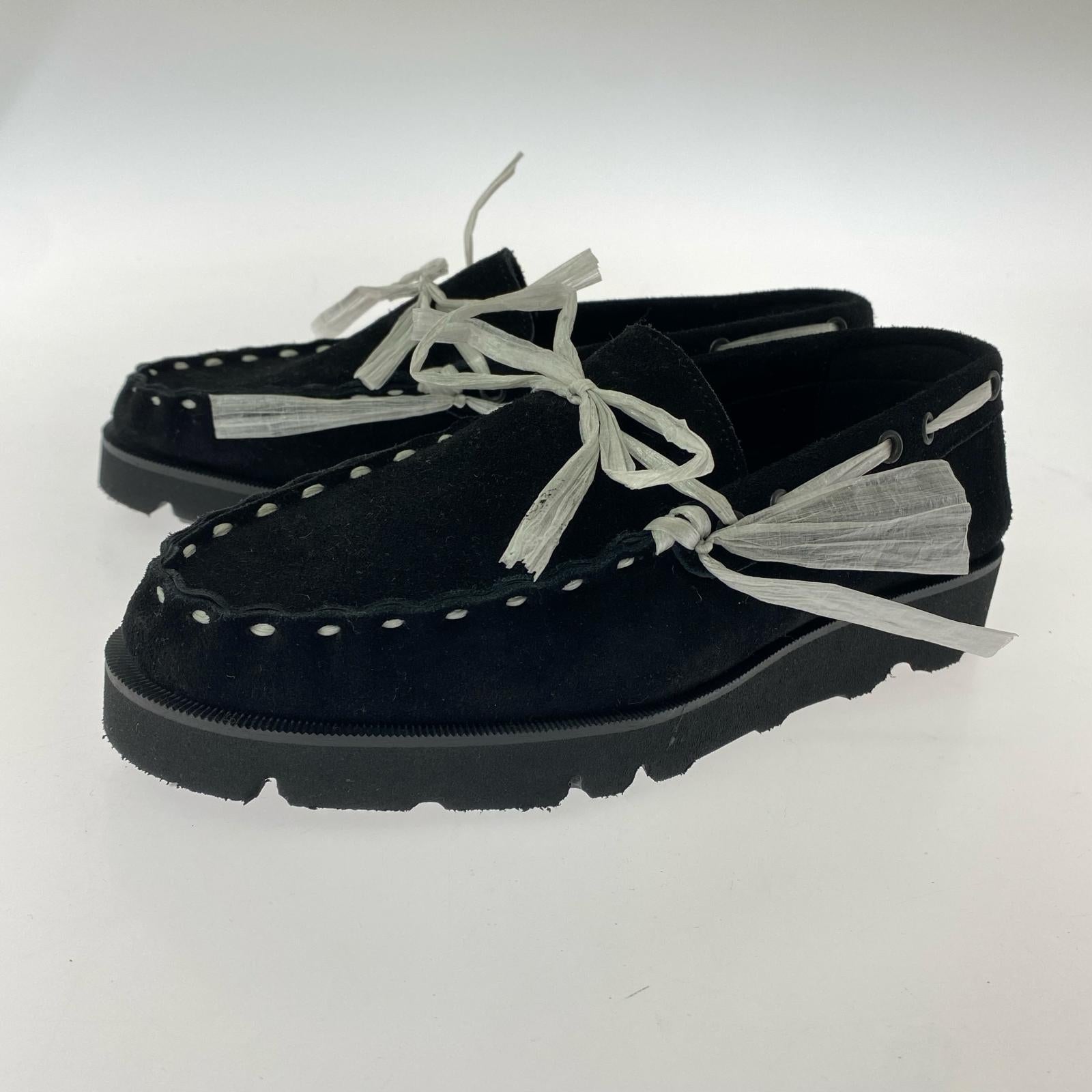 スニーカー TOMO&CO DYNEEMA MOCCASINS ブラック