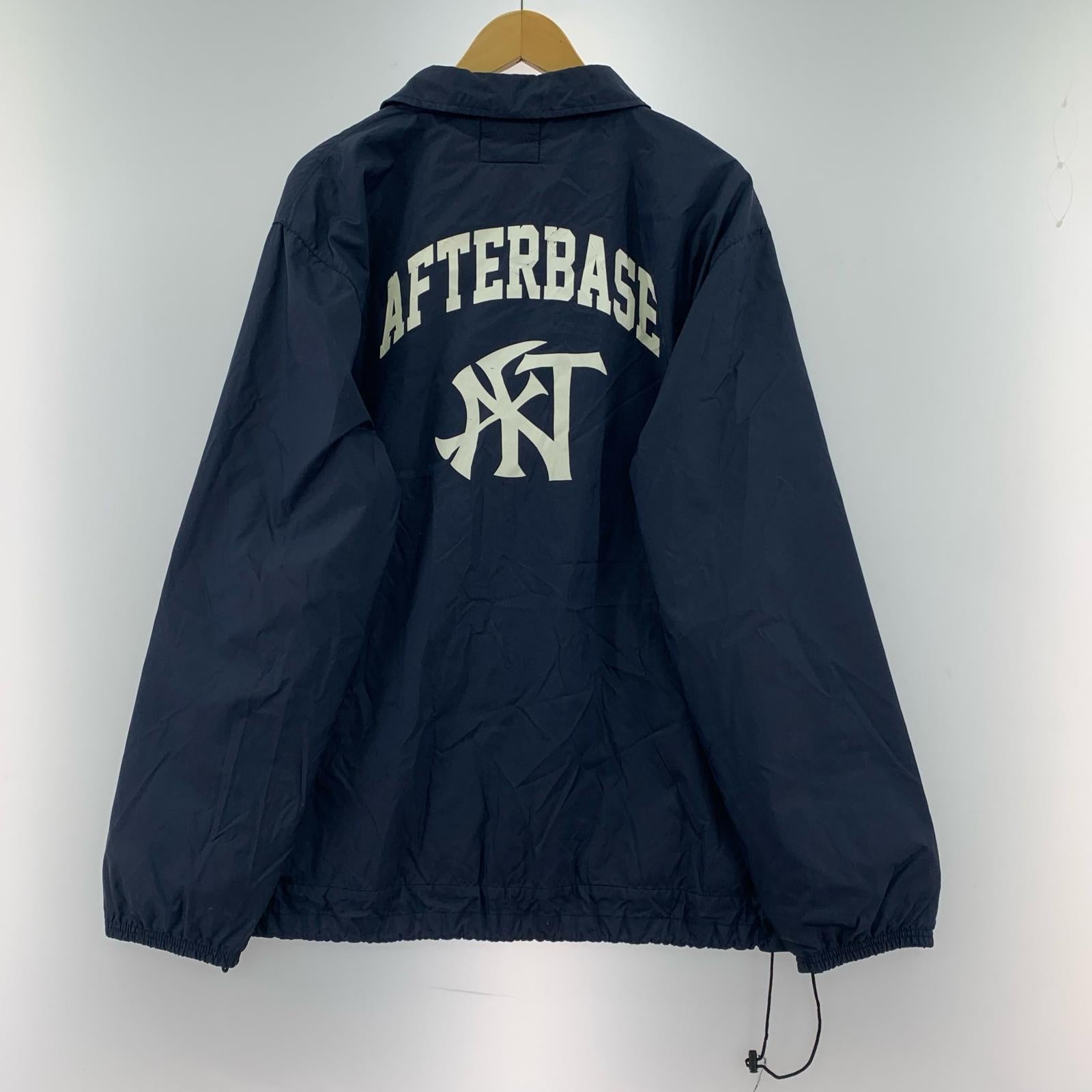 ブルゾン afterbase コーチジャケット ネイビー