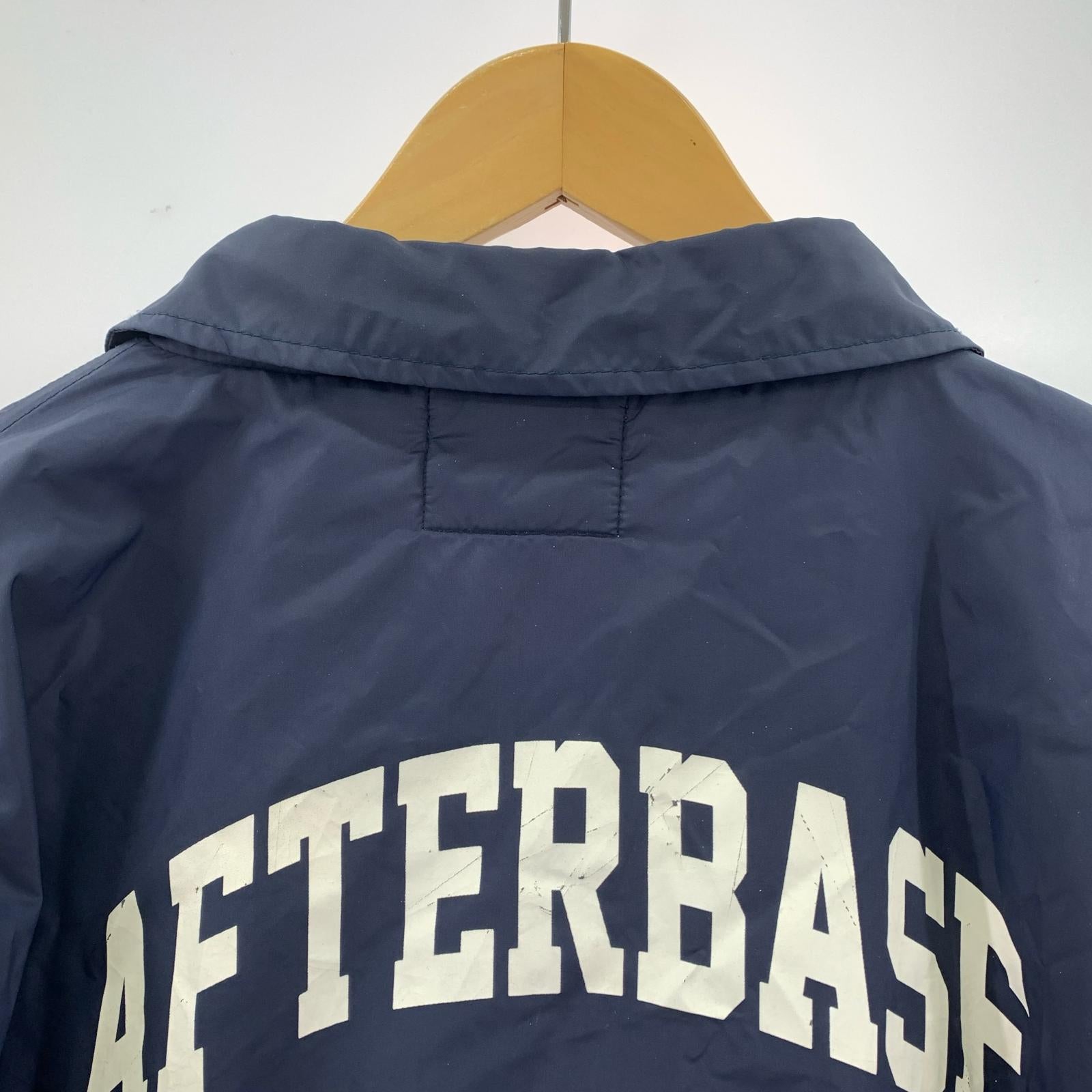 ブルゾン afterbase コーチジャケット ネイビー