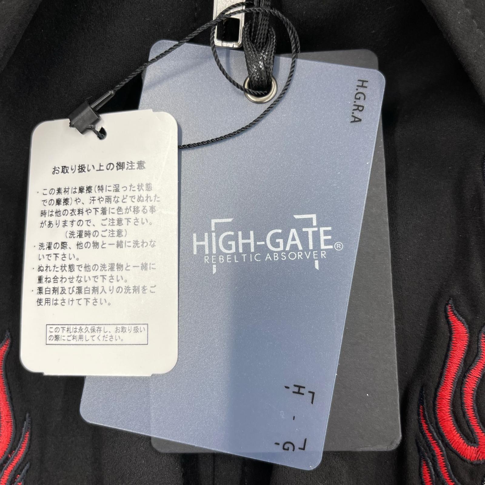 その他アウター HIGH-GATE ジャケットBK 刺繍 2 ブラック