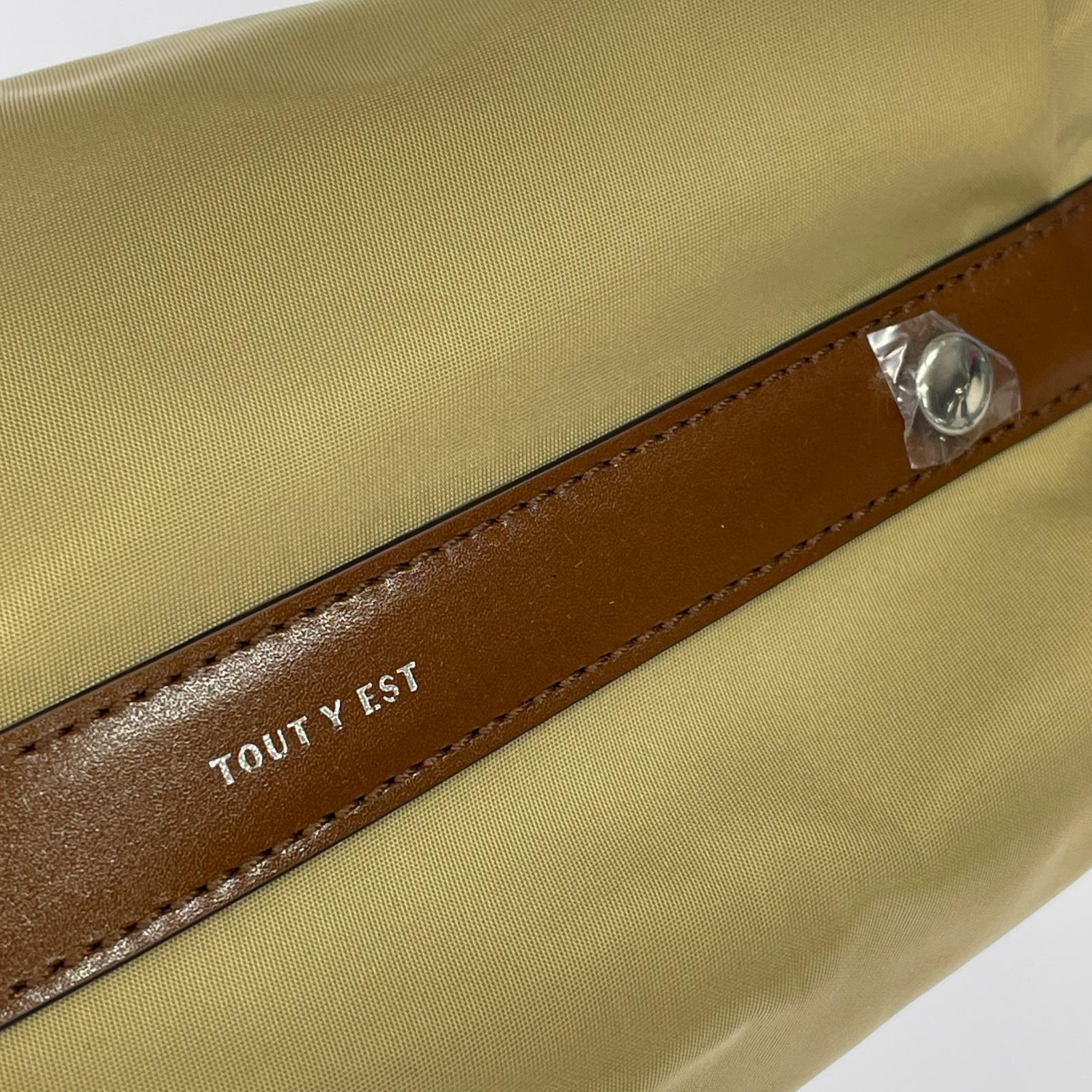 ハンドバッグ TOUT Y EST SAC CANOT TOILE SMALL ベージュ