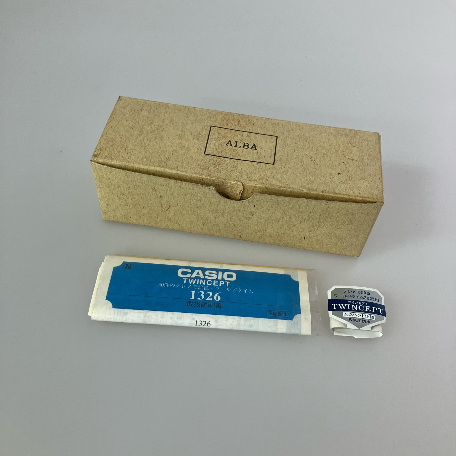 腕時計 CASIO TWINCEPT 腕時計 ABX-610 シルバー シルバー