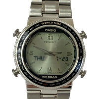 腕時計 CASIO TWINCEPT 腕時計 ABX-610 シルバー シルバー