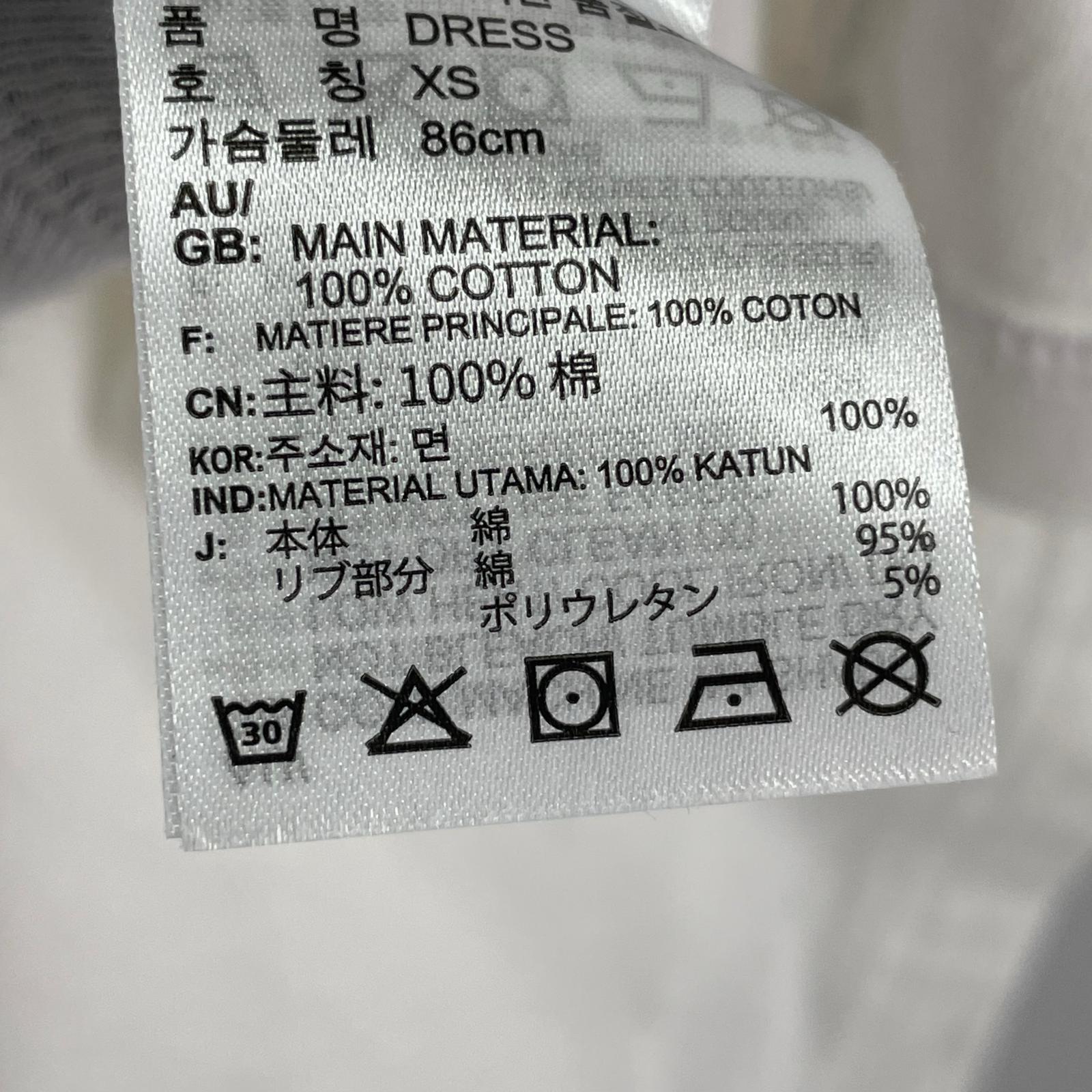 ワンピース W DRESS ワンピース HC2057 WHITE M ホワイト