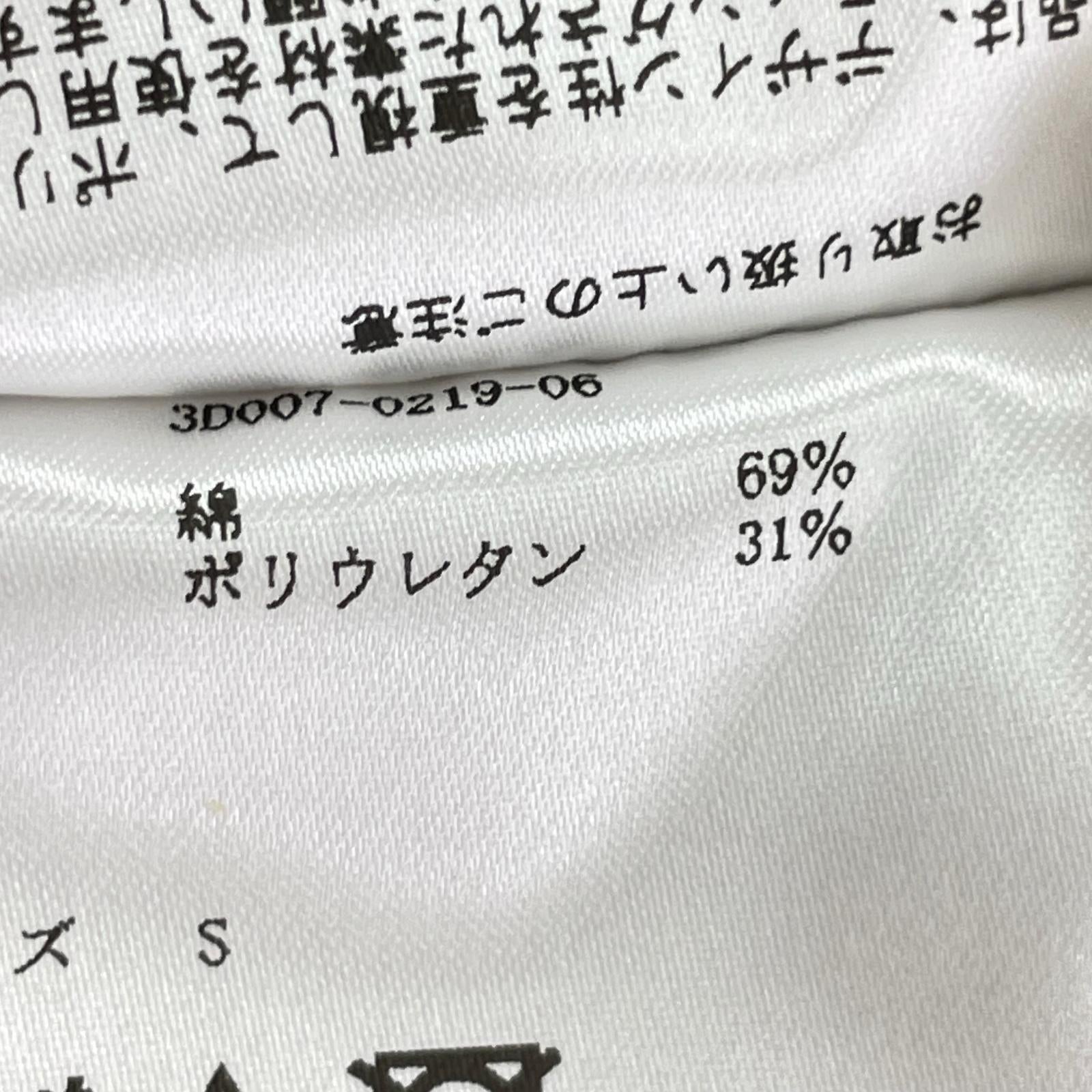 長袖シャツ コーティングシャツ S ブラウン