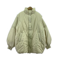 ジャケット 2WAY WAVE STITCH PADDED JACKET M ホワイト