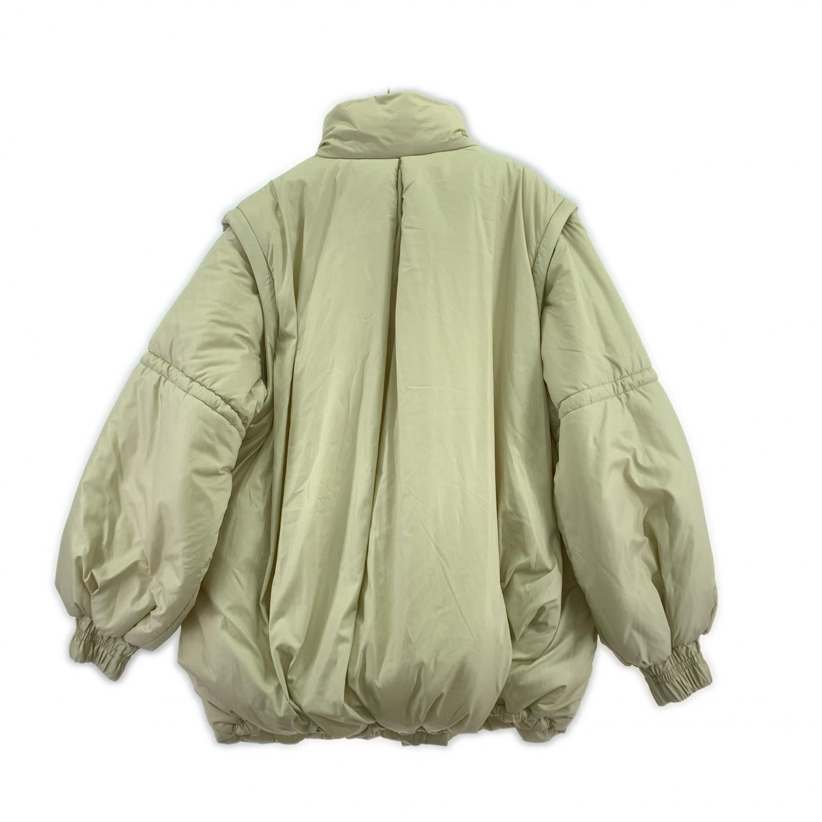 ジャケット 2WAY WAVE STITCH PADDED JACKET M ホワイト