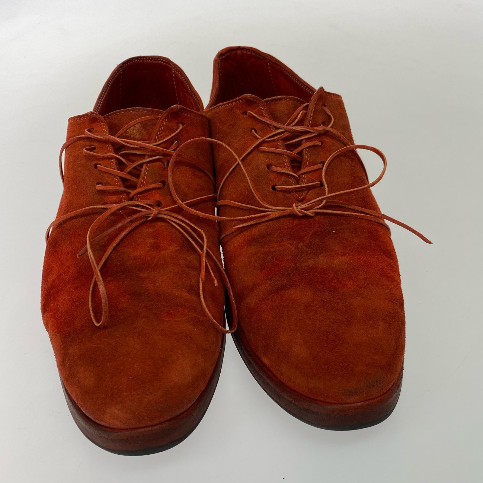 その他靴 GUIDI グイディ レザーシューズ レッドスウェード サイズ42 レッド
