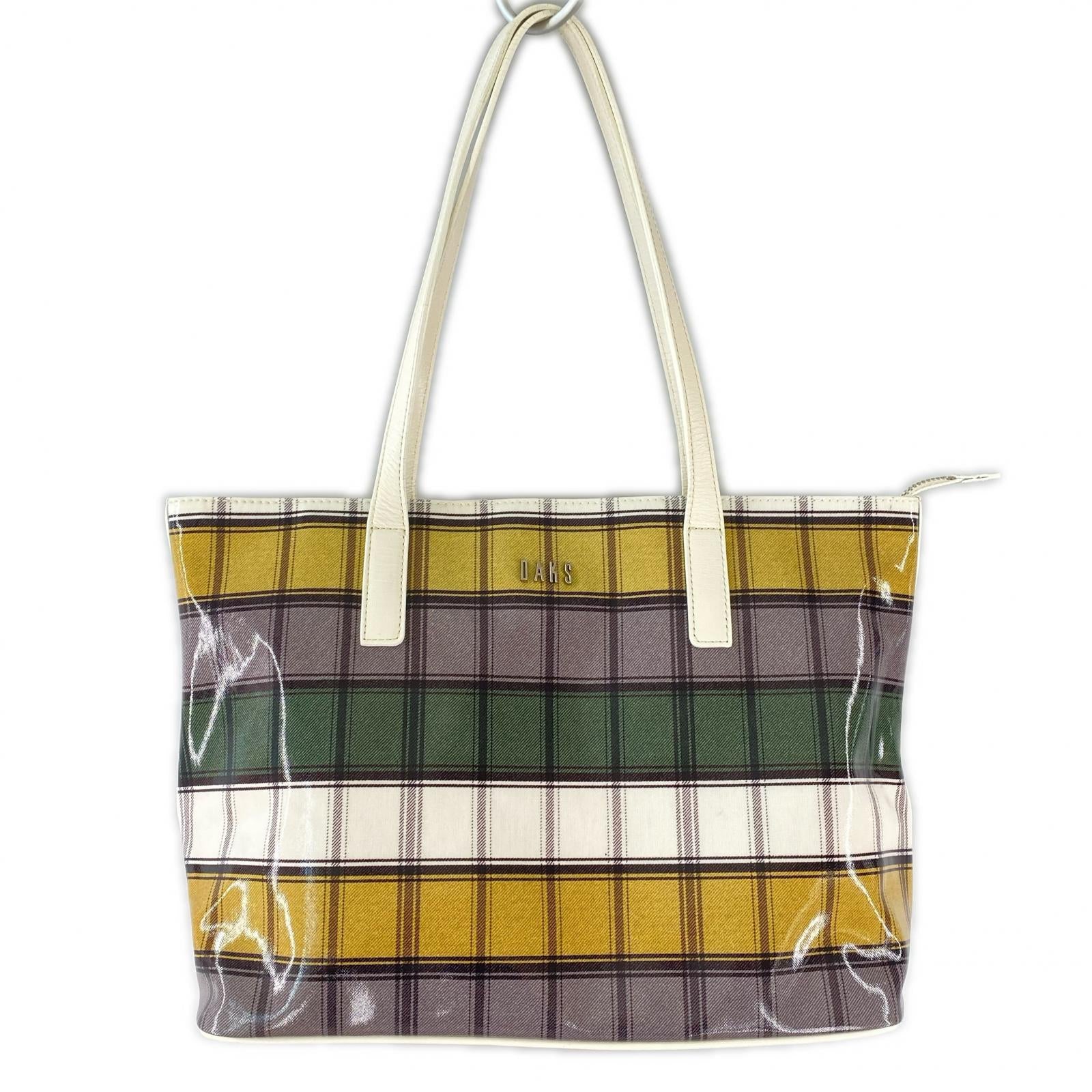 トートバッグ DAKS トートバッグ チェック マルチカラー