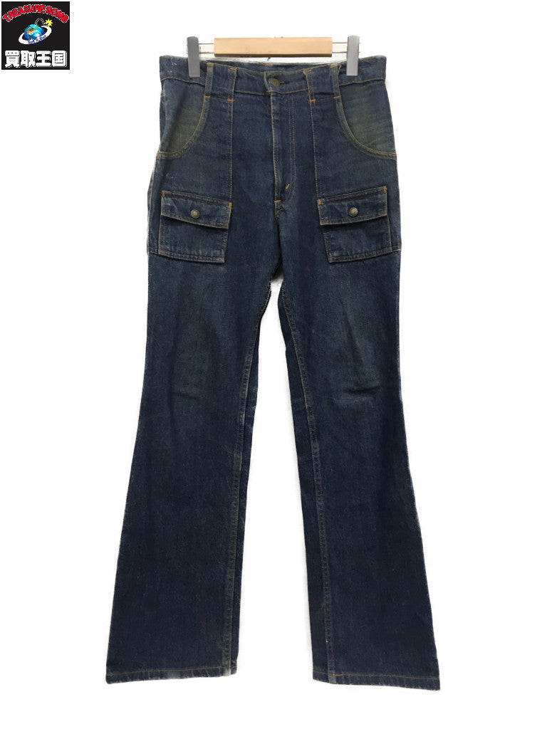 デニムパンツ 70s ブッシュパンツ(W31)