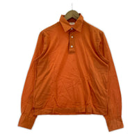 ポロシャツ Brioni L/S ORG S イタリア製 S オレンジ