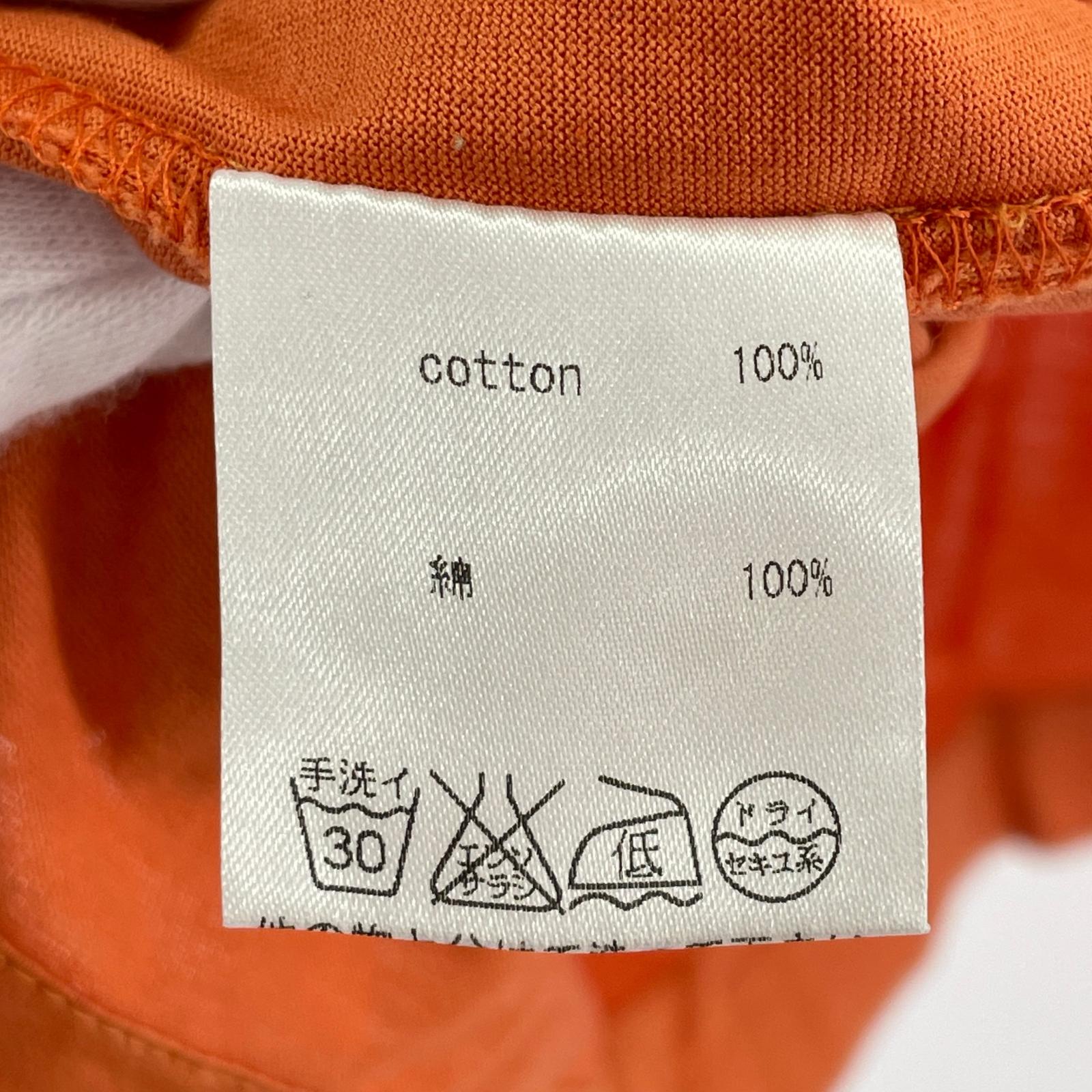 ポロシャツ Brioni L/S ORG S イタリア製 S オレンジ
