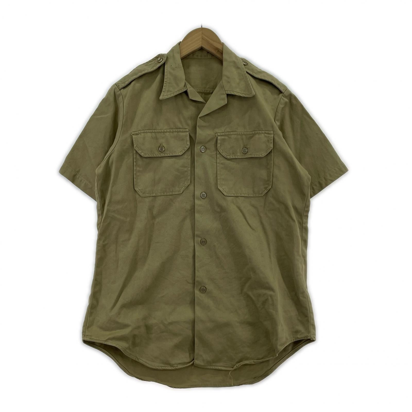 半袖シャツ 60s ベトナム軍 ミリタリーシャツ BEG ベージュ