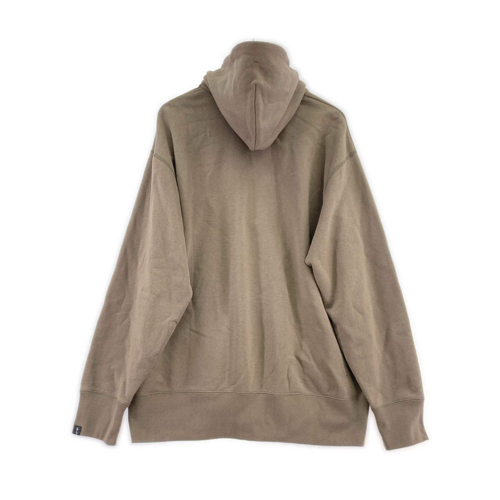 パーカー MHL. LIGHT LOOPBACK COTTON TOP 茶 (XL) ブラウン