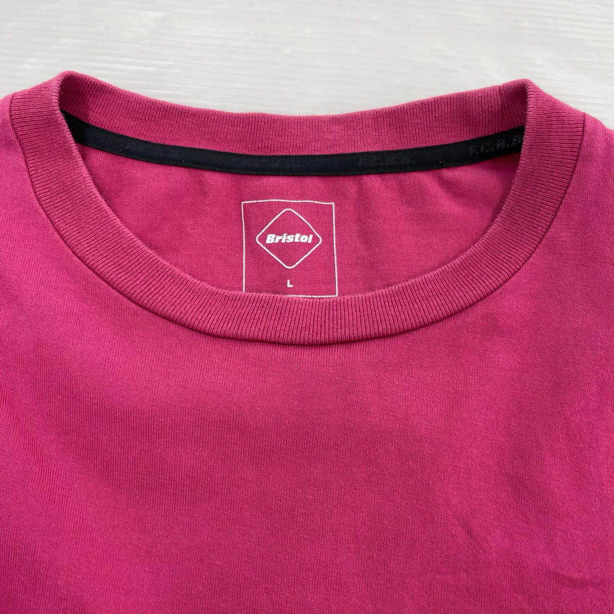 長袖Tシャツ コットン ピンク (L) L ピンク