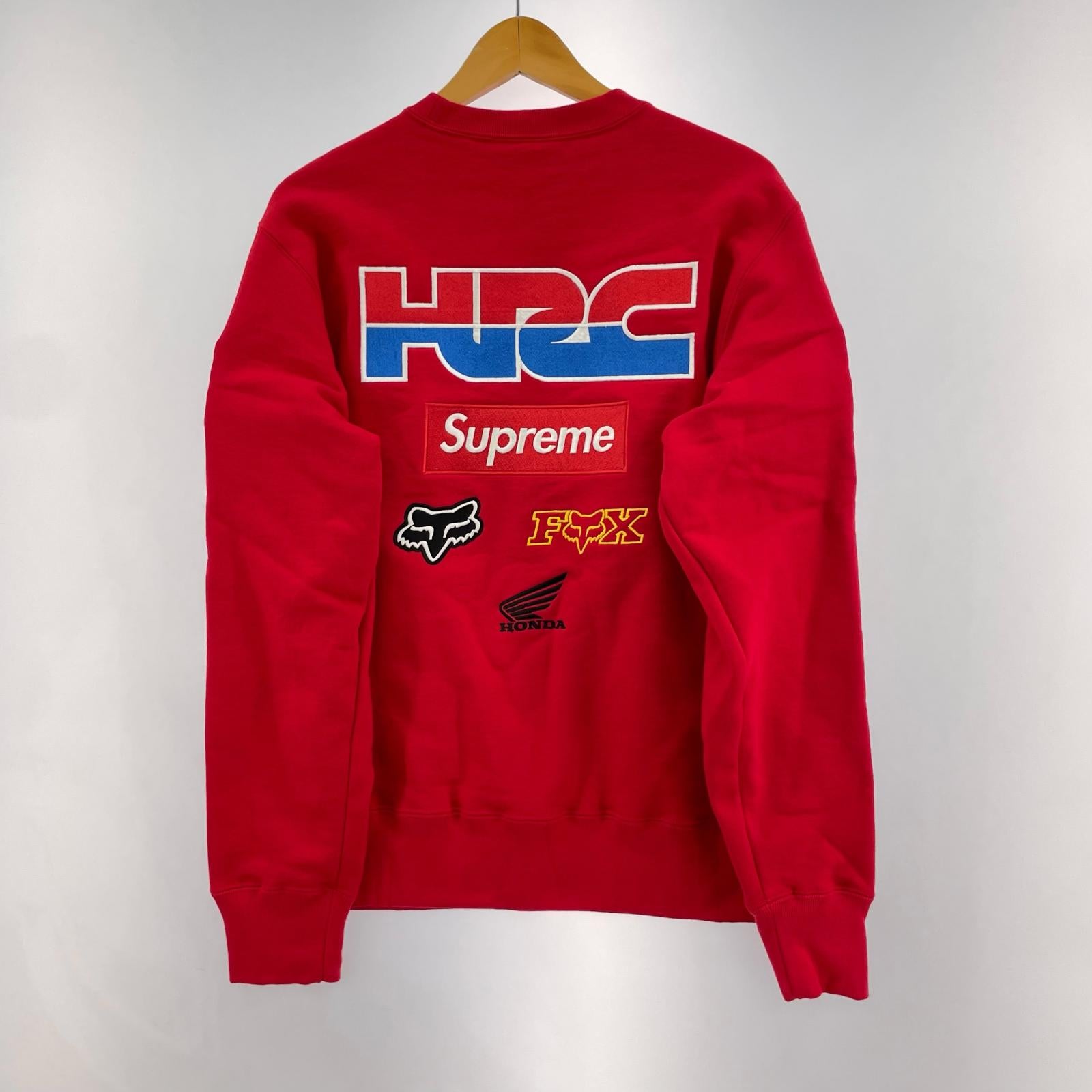 スウェット 19AW honda fox racing crewneck S