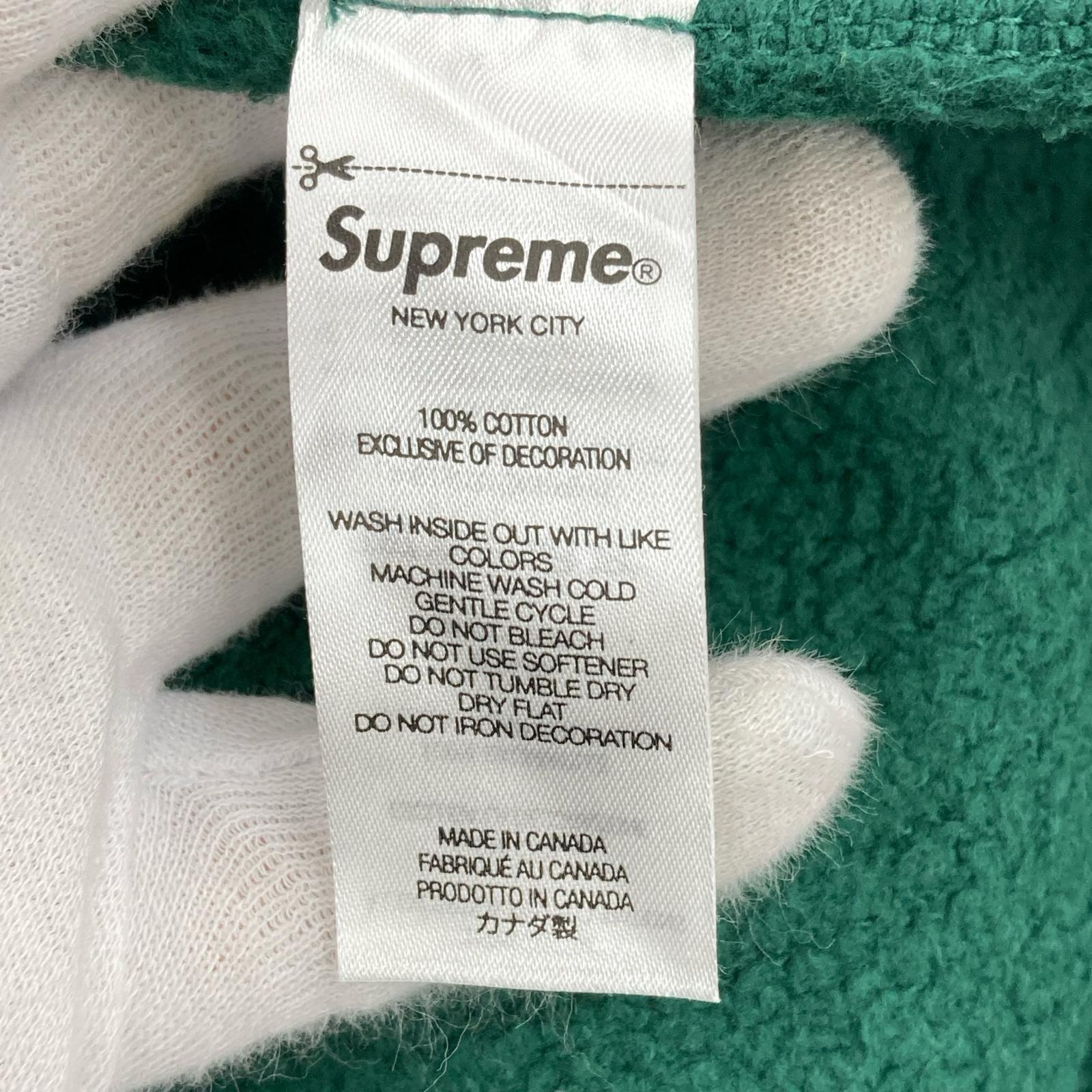 パーカー 21AW Arabic Logo Hooded GRN XL グリーン