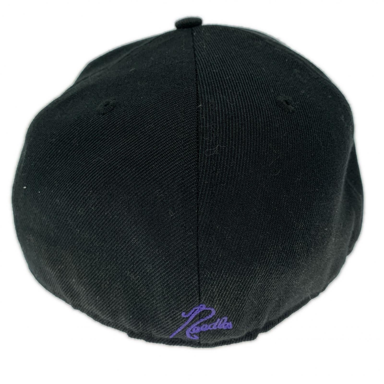 キャップ Needles new era ベースボール キャップ 紫 黒