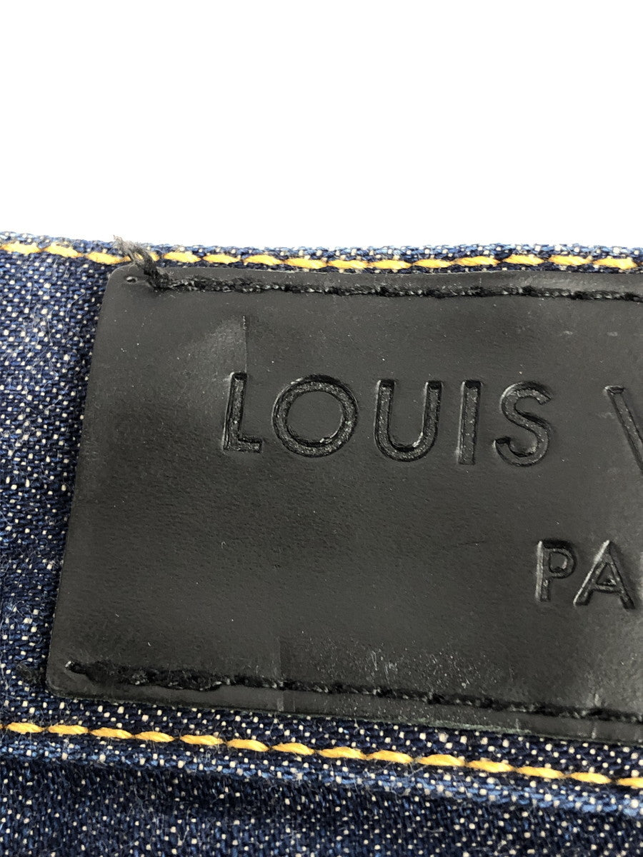 LV モノグラムフラワー刺繍 デニム