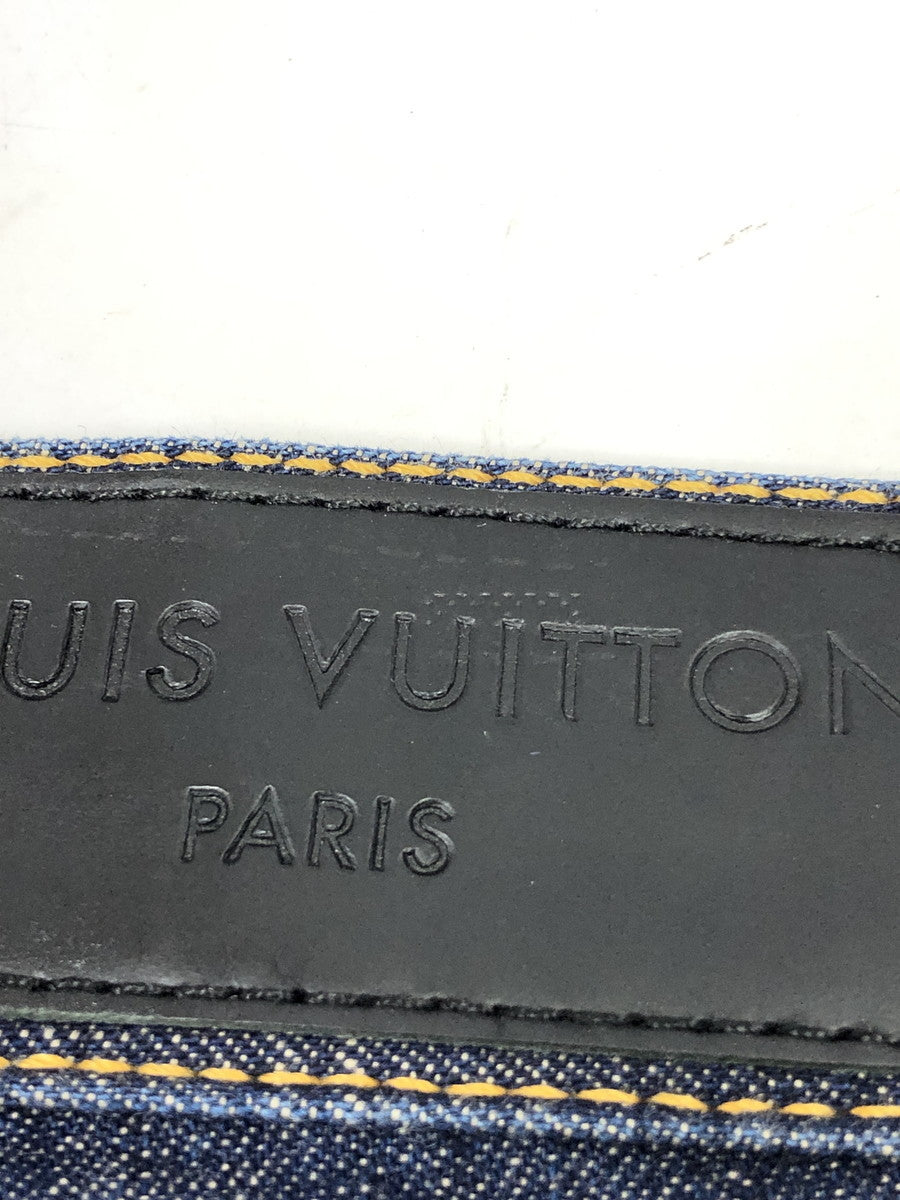 LV モノグラムフラワー刺繍 デニム