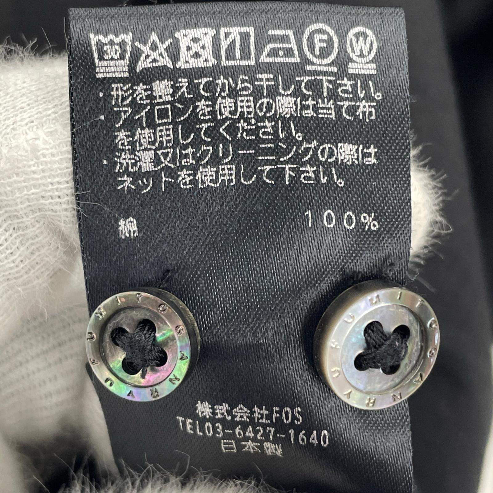 長袖シャツ ポケットシャツ (1) 黒 L ブラック