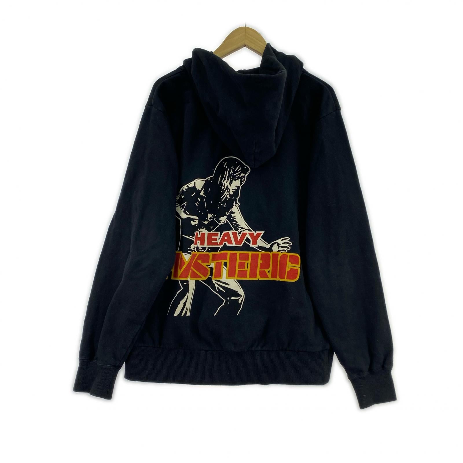 パーカー HEAVY HYSTERIC BLK M M ブラック