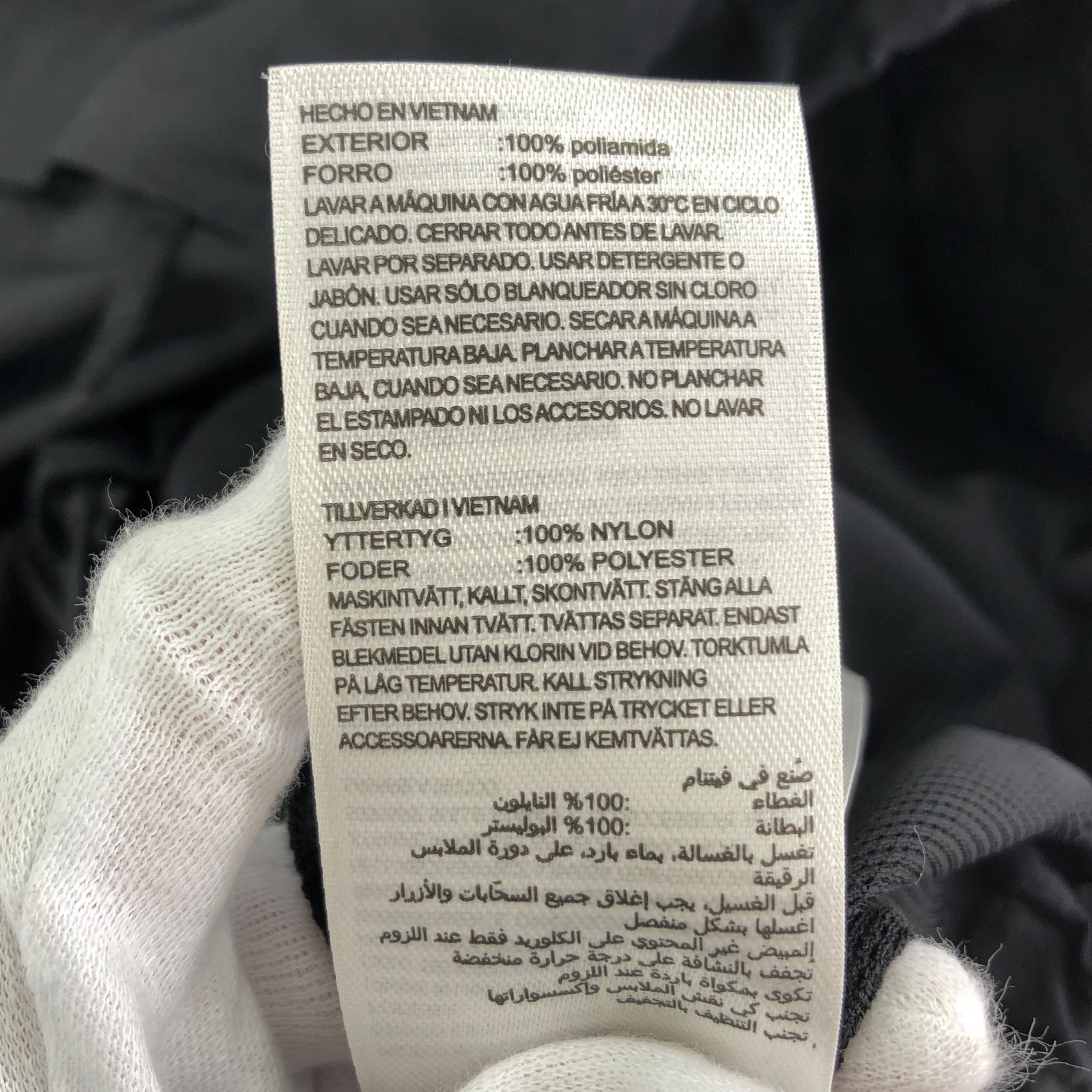 ジャケット water proof hooded shell jacket 黒 (XL) ブラック