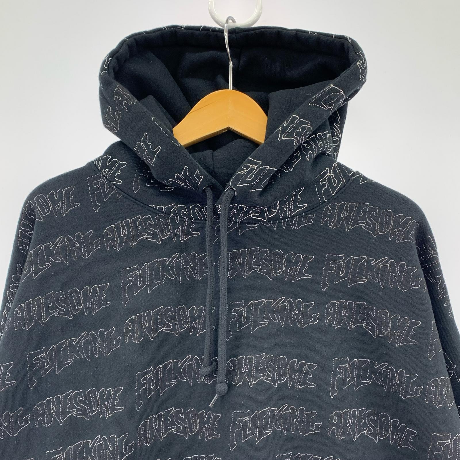 パーカー AOP Stamp Hoodie 黒 (2XL) ブラック