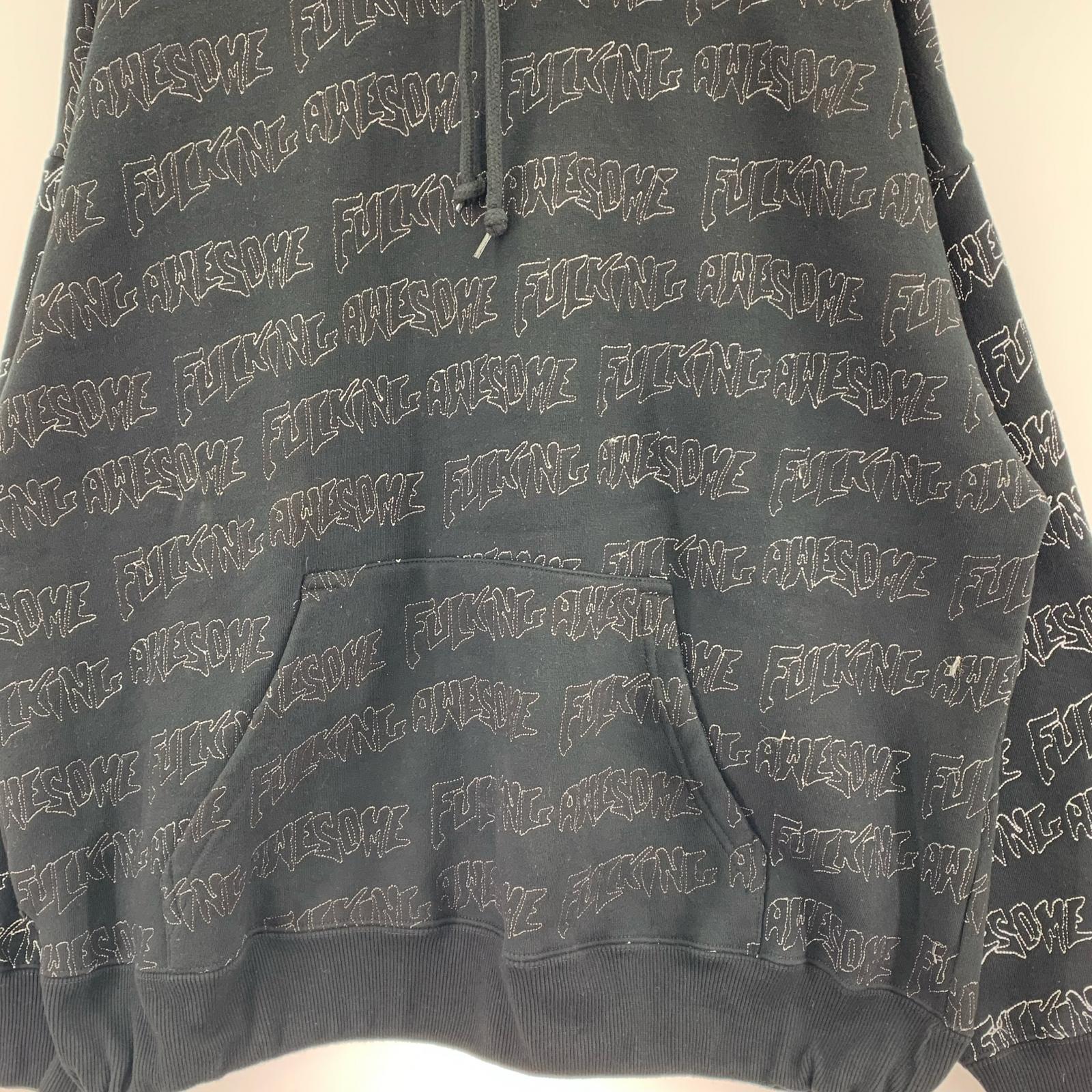 パーカー AOP Stamp Hoodie 黒 (2XL) ブラック