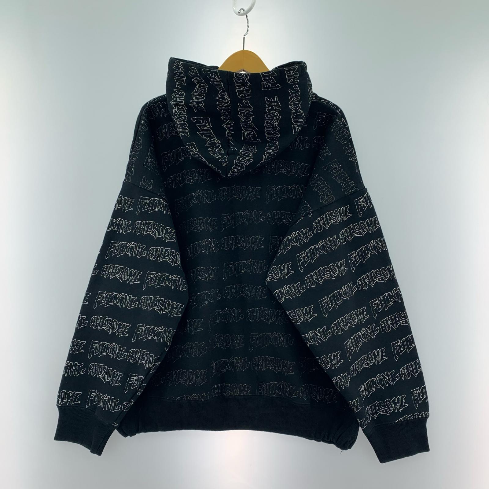 パーカー AOP Stamp Hoodie 黒 (2XL) ブラック