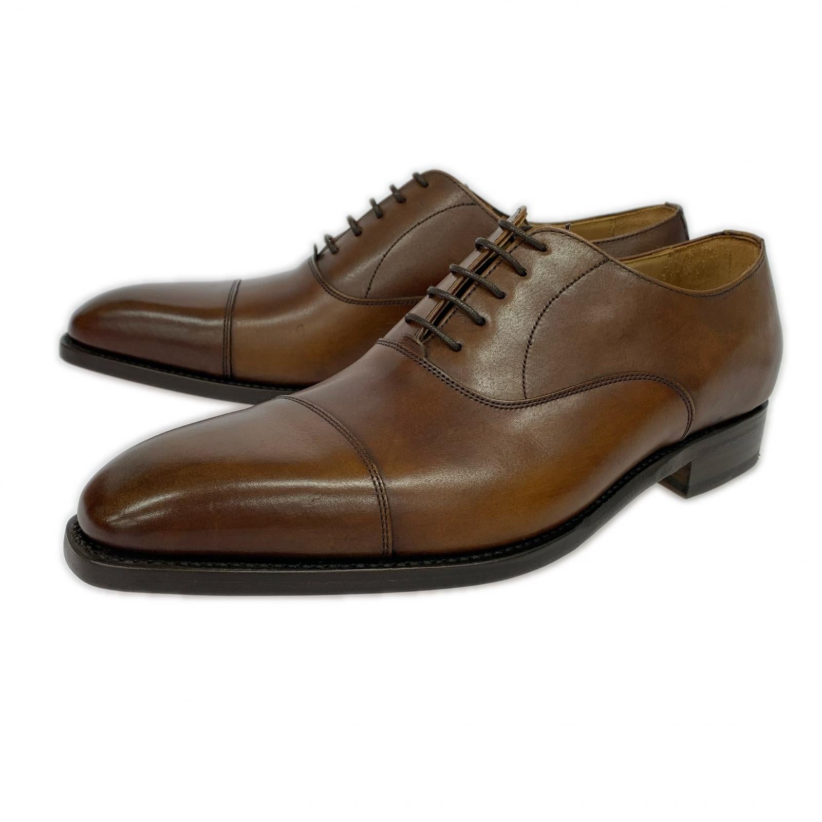 シューズ Berwick Leather Shoes BRW 26.5cm ブラウン