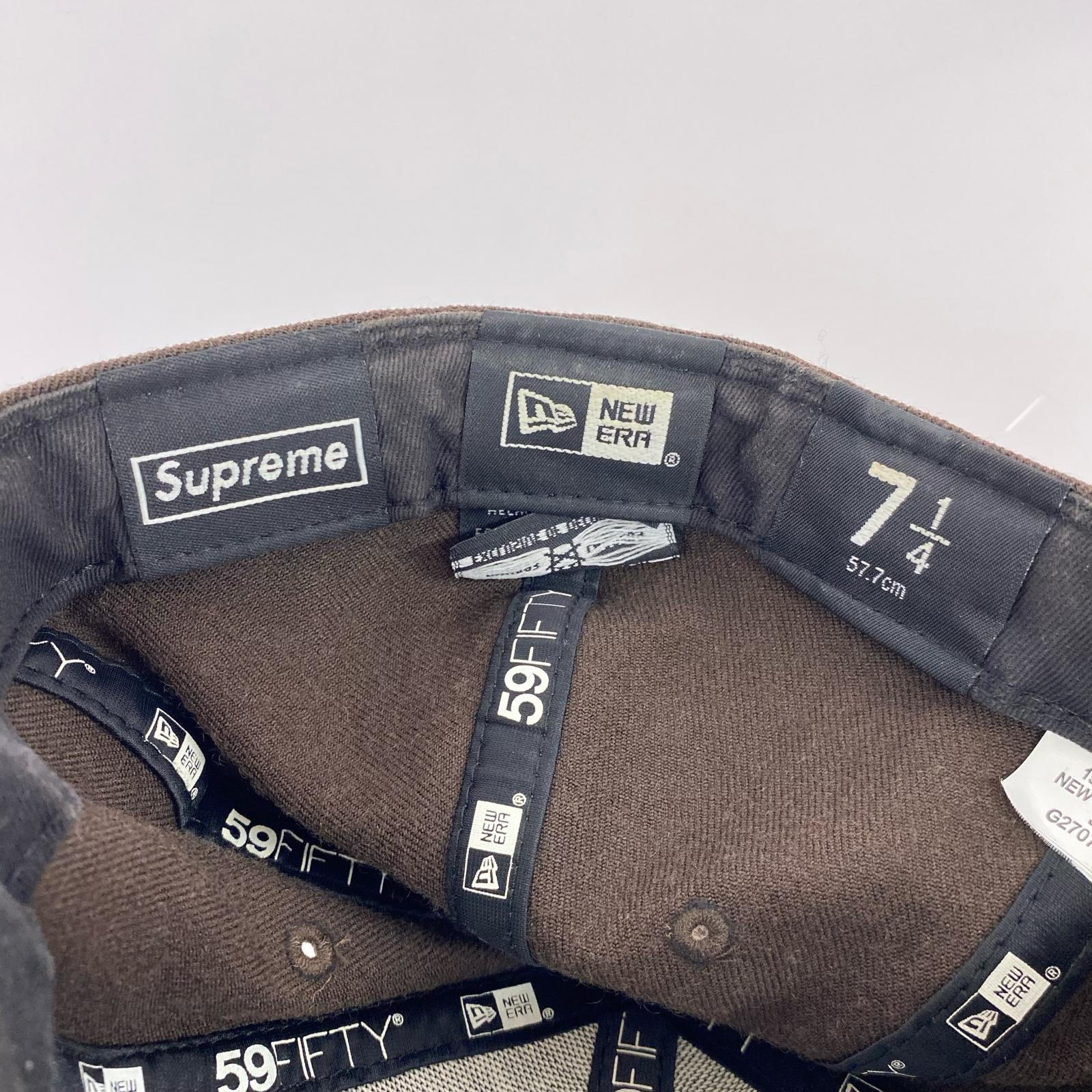 キャップ ×NEW ERA CLASSIC SCRIPT CAP ブラウン