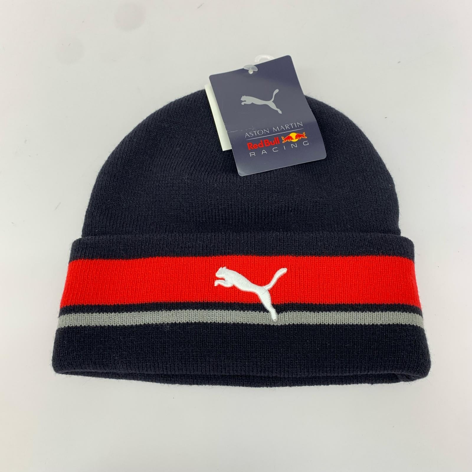 ニットキャップ Red Bull RACING Knit Cap BLK ネイビー