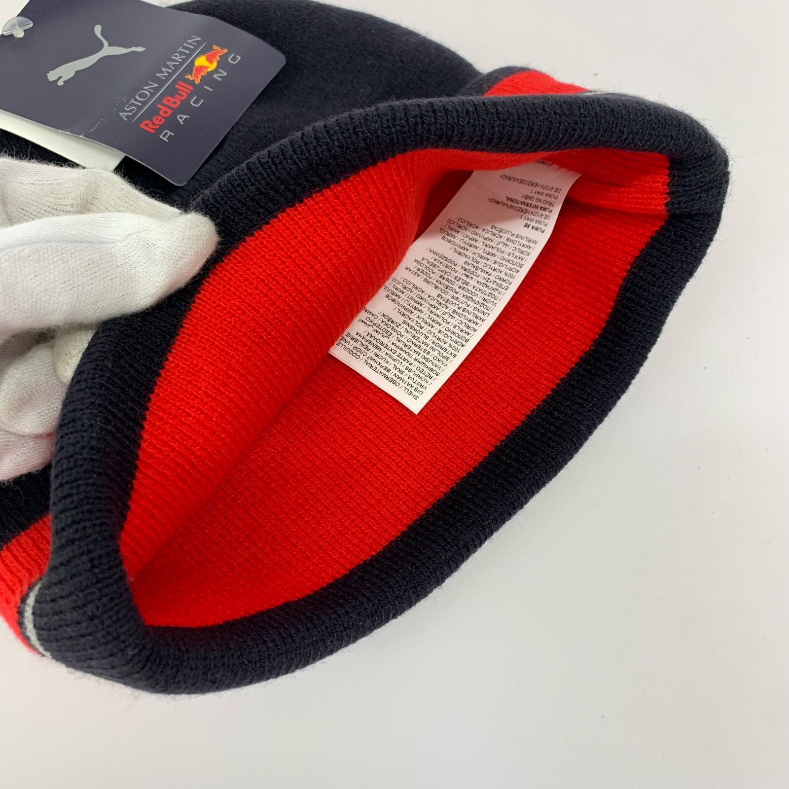 ニットキャップ Red Bull RACING Knit Cap BLK ネイビー