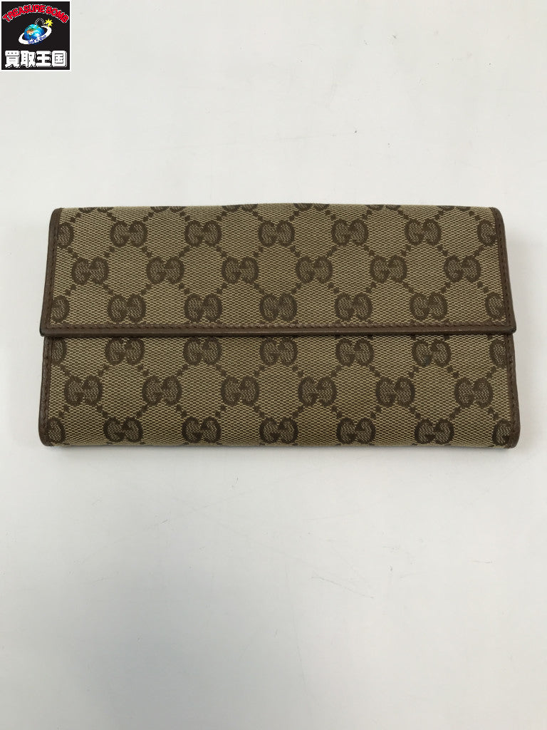 GUCCI 231841 GGキャンバス 長財布