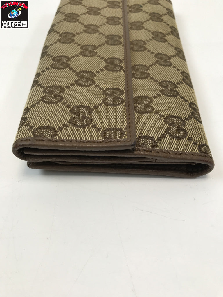GUCCI 231841 GGキャンバス 長財布
