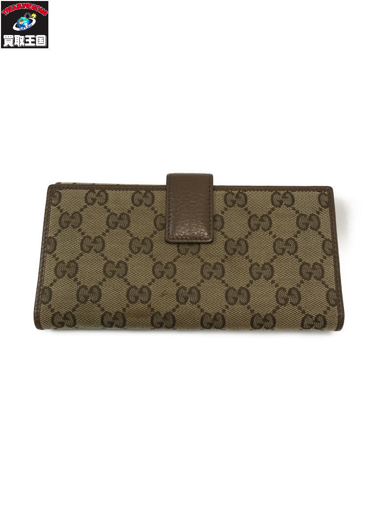 GUCCI 231841 GGキャンバス 長財布