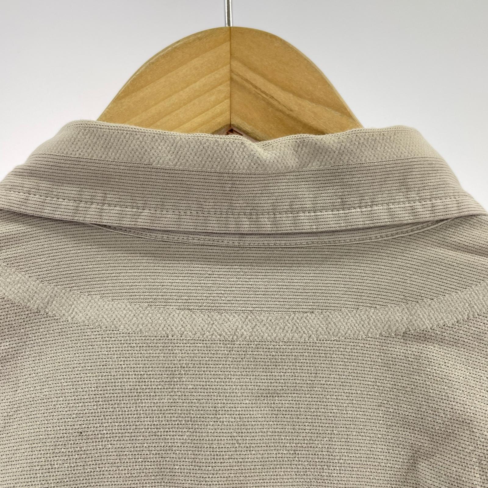 長袖シャツ A-POC ABLE ISSEY MIYAKE フレーム柄製品染シャツ 3 ベージュ 3 ベージュ
