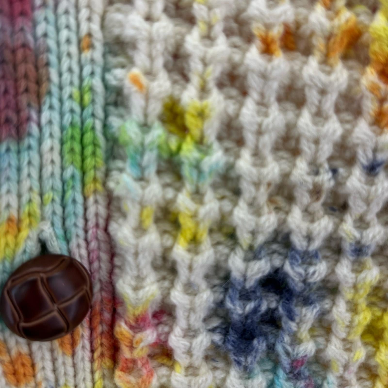 カーディガン 21AW Waffle Knit Cardigan L L マルチカラー