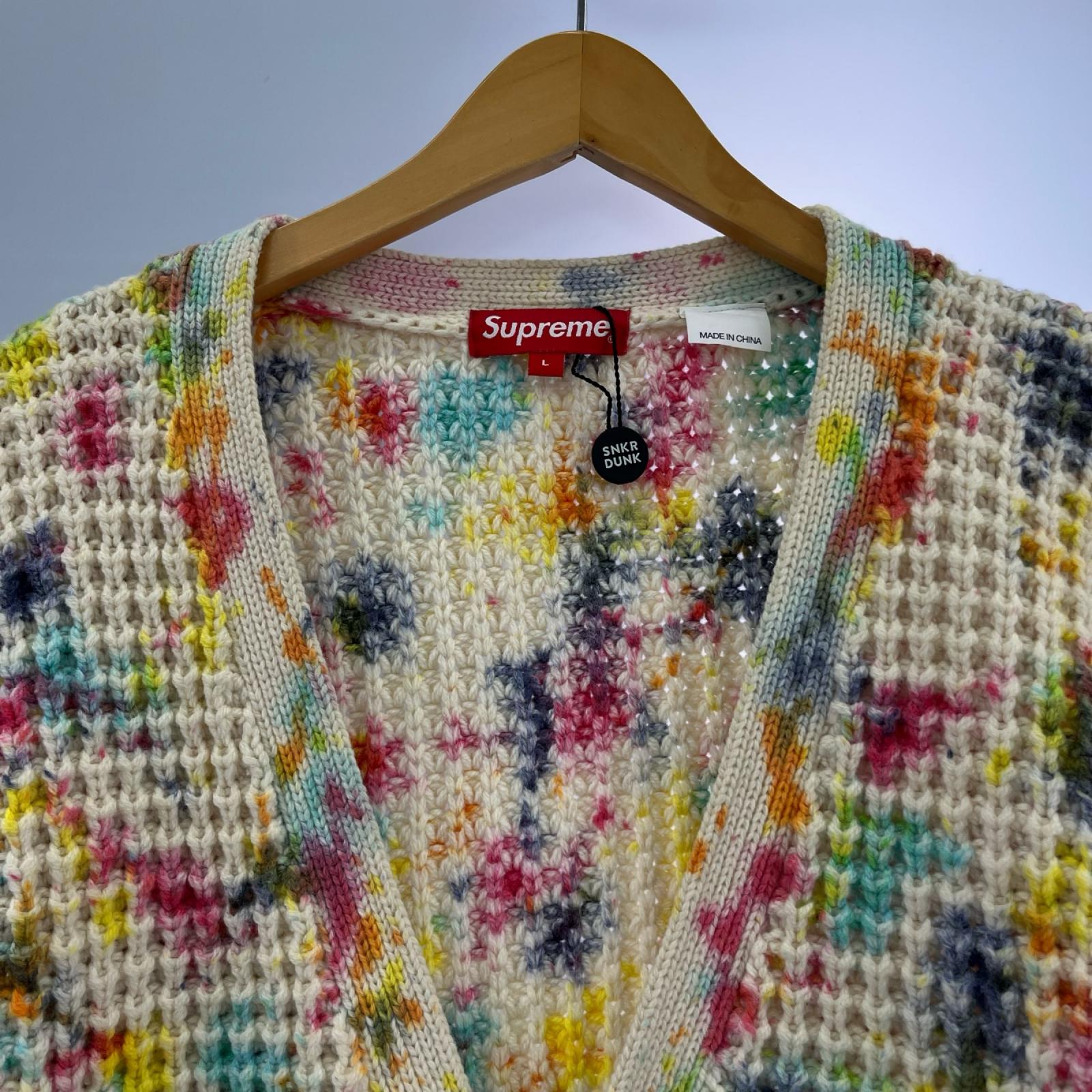 カーディガン 21AW Waffle Knit Cardigan L L マルチカラー